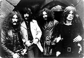 Black Sabbath in 1970. From left: Geezer Butler, Tony Iommi, Bill Ward and Ozzy Osbourne.
