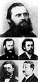 Image 30Balakirev (top), Cui (upper left), Mussorgsky (upper right), Rimsky-Korsakov (lower left), and Borodin (lower right). (from Romantic music)