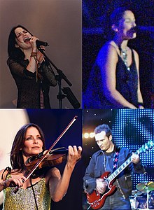 Clockwise from top left: Andrea, Caroline, Jim and Sharon Corr
