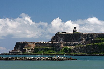 Castle San Felipe del Morro, built in the 16th century.