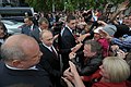 Russian President Vladimir Putin during his first visit to Crimea after it was annexed, 9 May 2014