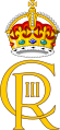 King Charles III's royal cypher surmounted with a Tudor Crown