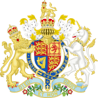 Coat of arms as King of the United Kingdom