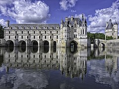 Le château de Chenonceau (Val de Loire).